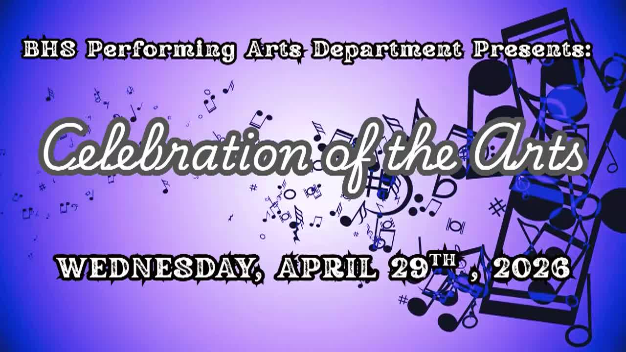 Thumbnail image for BHS Celebration of the Arts - 2026