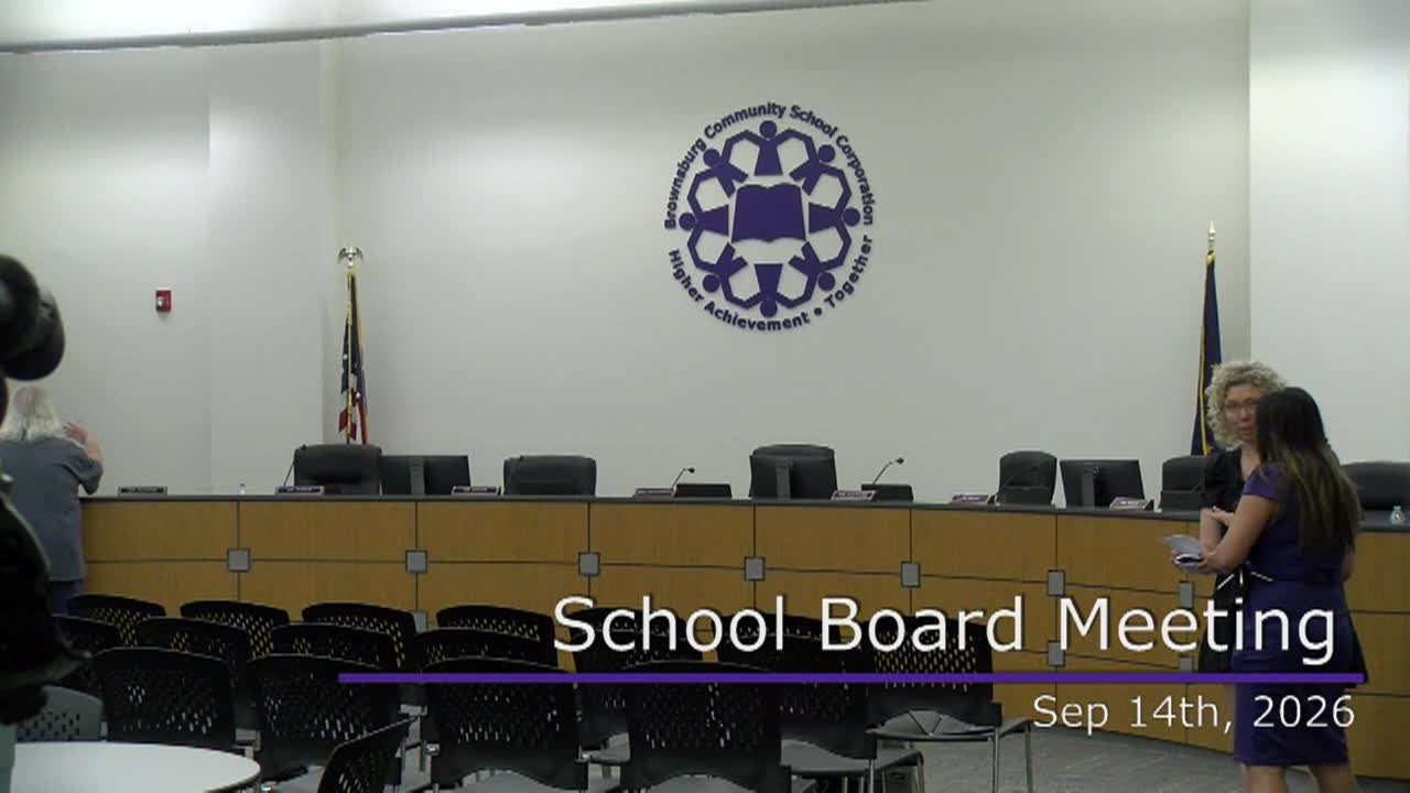Thumbnail image for BCSC School Board Meeting: Sept 14, 2026